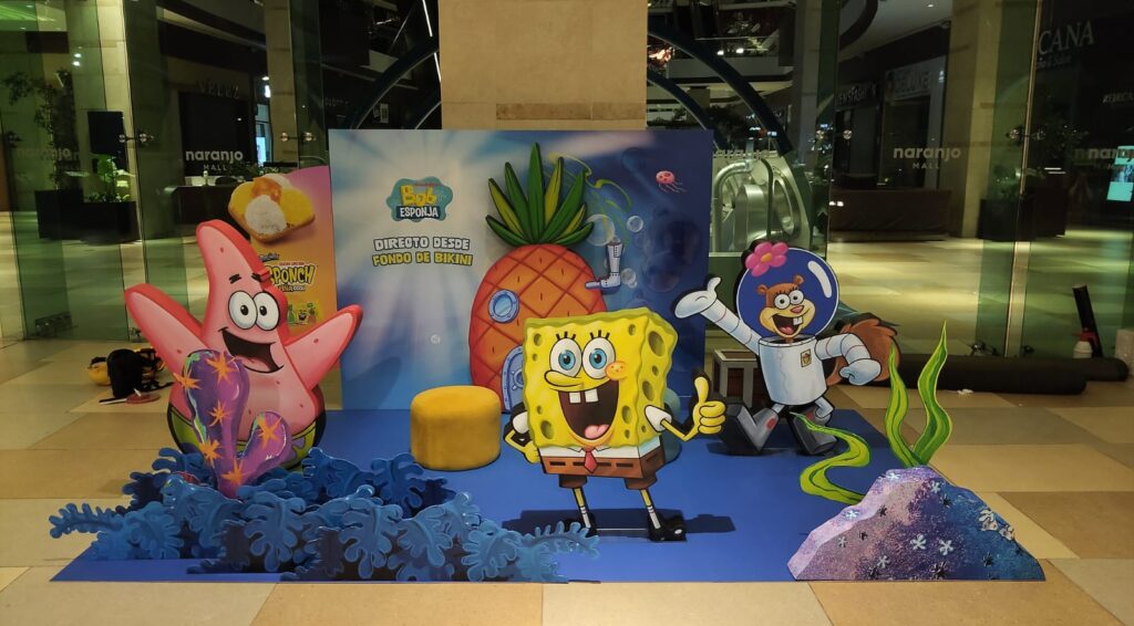 stand bob esponja supergrafics
